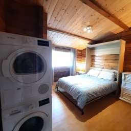 Flex room with Queen Murphy bed down
