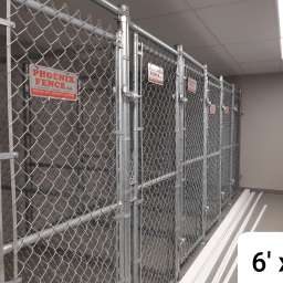 6' x 3' storage locker assigned to each unit
